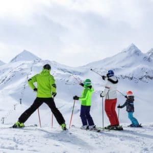 Skifahren Weißsee Gletscher